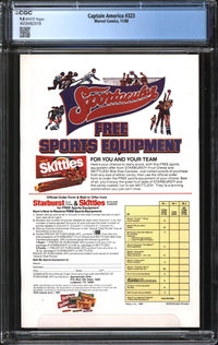 Captain America (1968) #323 CGC 9.8 NM/MT