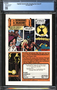 Captain Carrot And His Amazing Zoo Crew (1982) #7 CGC 9.8 NM/MT
