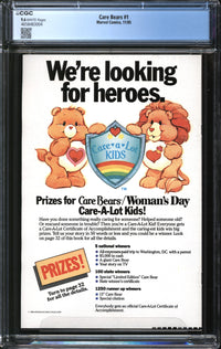 Care Bears (1985) #1 CGC 9.6 NM+