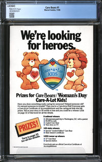 Care Bears (1985) #1 CGC 9.6 NM+