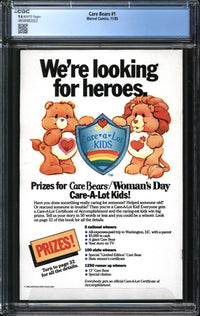 Care Bears (1985) #1 CGC 9.6 NM+