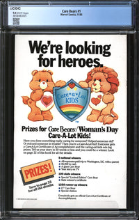 Care Bears (1985) #1 CGC 9.4 NM