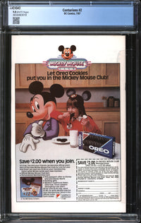 Centurions (1987) #2 CGC 9.8 NM/MT