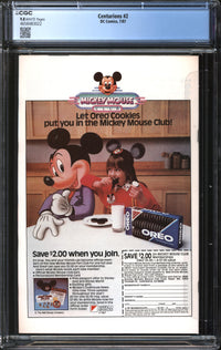 Centurions (1987) #2 CGC 9.8 NM/MT