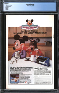 Centurions (1987) #2 CGC 9.8 NM/MT