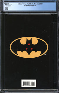 Batman Versus Predator II: Bloodmatch (1994) #1 CGC 9.8 NM/MT