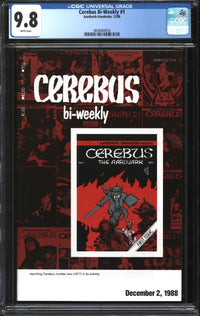 Cerebus Bi-Weekly (1988) #1 CGC 9.8 NM/MT