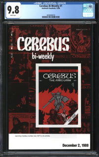 Cerebus Bi-Weekly (1988) #1 CGC 9.8 NM/MT