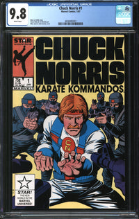 Chuck Norris (1987) #1 CGC 9.8 NM/MT