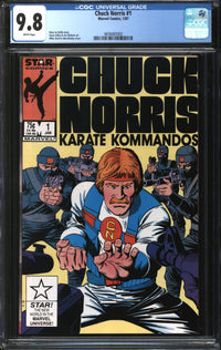 Chuck Norris (1987) #1 CGC 9.8 NM/MT