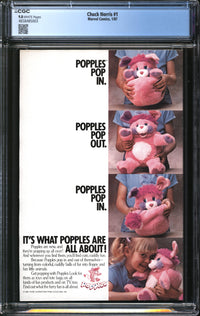 Chuck Norris (1987) #1 CGC 9.8 NM/MT