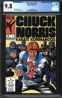Chuck Norris (1987) #1 CGC 9.8 NM/MT