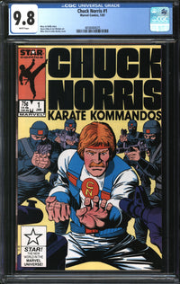 Chuck Norris (1987) #1 CGC 9.8 NM/MT