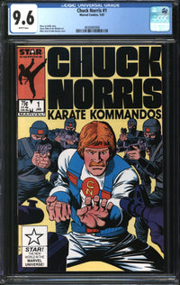 Chuck Norris (1987) #1 CGC 9.6 NM+