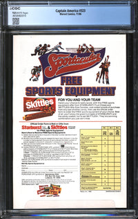 Captain America (1968) #323 CGC 9.8 NM/MT