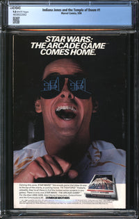 Indiana Jones And The Temple Of Doom (1984) #1 CGC 9.8 NM/MT