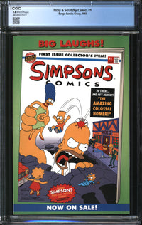 Itchy & Scratchy Comics (1993) #1 CGC 9.8 NM/MT