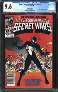 Marvel Super-Heroes Secret Wars (1984) # 8 Newsstand Edition CGC 9.6 NM+