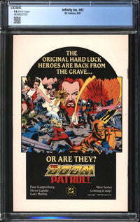 Infinity Inc. (1984) #42 CGC 9.8 NM/MT