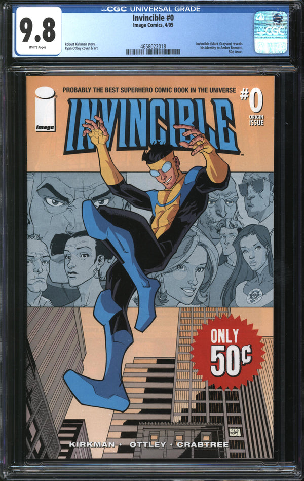 Invincible (2003) #  0 CGC 9.8 NM/MT