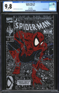 Spider-Man (1990) # 1 Silver Edition CGC 9.8 NM/MT