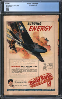 Action Comics (1938) # 91 CGC 3.0 GD/VG