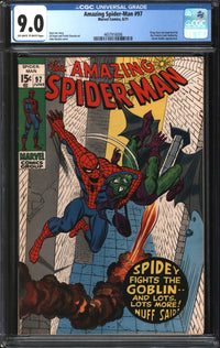 Amazing Spider-Man (1963) # 97 CGC 9.0 VF/NM