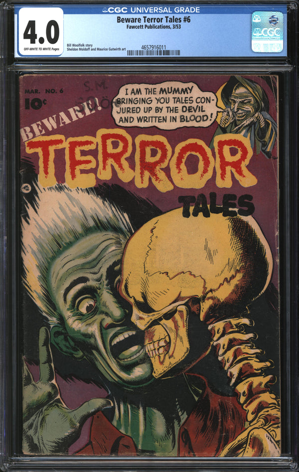 Beware Terror Tales (1952) #6 CGC 4.0 VG
