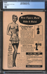 Dark Mysteries (1951) #5 CGC 5.0 VG/FN