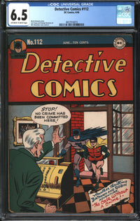 Detective Comics (1937) #112 CGC 6.5 FN+