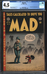 MAD (1952) #3 CGC 4.5 VG+