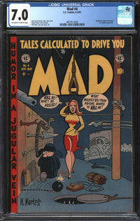 MAD (1952) #4 CGC 7.0 FN/VF