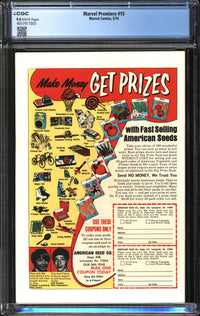 Marvel Premiere (1972) #15 CGC 9.4 NM