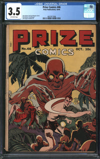 Prize Comics (1940) #46 CGC 3.5 VG-