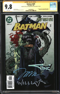 Batman (1940) #609 Signature Series CGC 9.8 NM/MT Signed Jim Lee, Alex Sinclair & Scott Williams