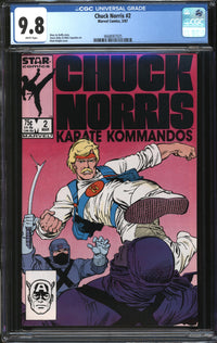 Chuck Norris (1987) #2 CGC 9.8 NM/MT
