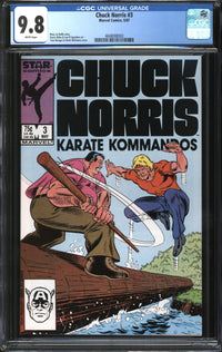 Chuck Norris (1987) #3 CGC 9.8 NM/MT