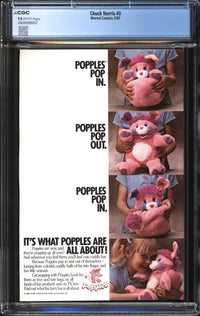 Chuck Norris (1987) #3 CGC 9.8 NM/MT