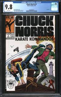Chuck Norris (1987) #4 CGC 9.8 NM/MT