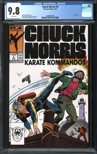 Chuck Norris (1987) #4 CGC 9.8 NM/MT