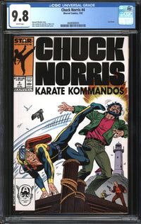 Chuck Norris (1987) #4 CGC 9.8 NM/MT