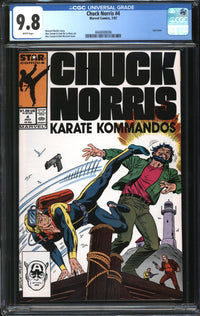 Chuck Norris (1987) #4 CGC 9.8 NM/MT