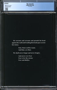 Crow (1989) #2 Third Printing CGC 9.8 NM/MT