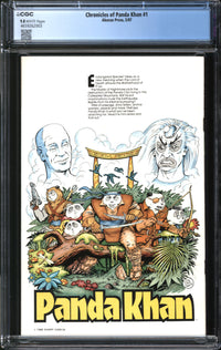 Chronicles Of Panda Khan (1987) #1 CGC 9.8 NM/MT