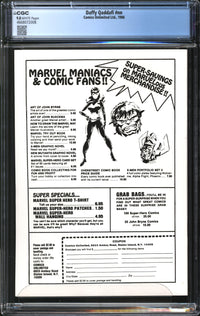 Daffy Qaddafi (1986) #1 CGC 9.8 NM/MT