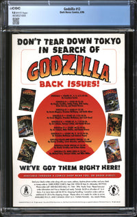 Godzilla (1995) #12 CGC 9.8 NM/MT