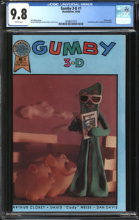 Gumby 3-D (1986) #1 CGC 9.8 NM/MT