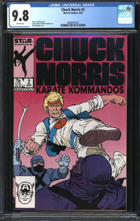 Chuck Norris (1987) #2 CGC 9.8 NM/MT