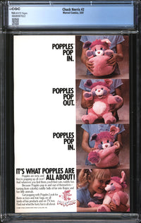 Chuck Norris (1987) #2 CGC 9.8 NM/MT