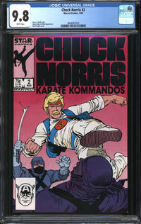 Chuck Norris (1987) #2 CGC 9.8 NM/MT